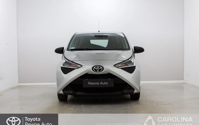 Toyota Aygo cena 47900 przebieg: 27074, rok produkcji 2019 z Warszawa małe 67